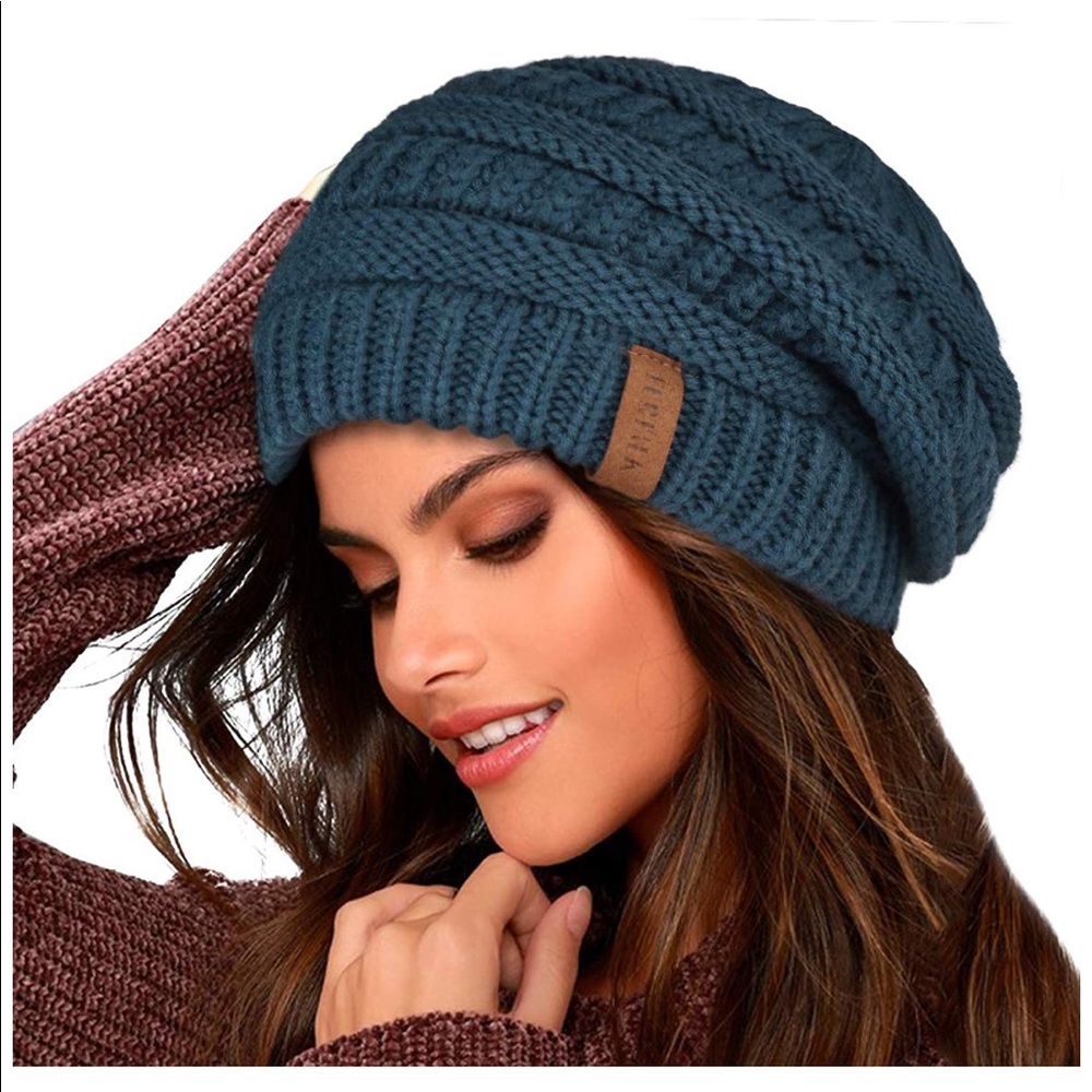Knit Beanie Hats for Women  Fleece Lined Ski Skull